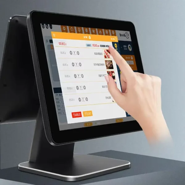 15.6inch Dual Screen Mobile POS Machine Cash Register Terminal All in ...